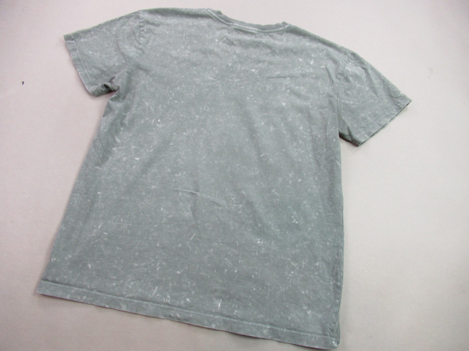 Shirt Mens Medium Short Sleeve Crew Neck Outdoors Lightweight Casual Gray gallery