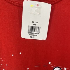 Holiday Ornaments Nice Balls Classic Unisex Crewneck T-shirt Red Size 2XL
