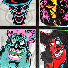 Disney Villians Shirt Mens 2XL XXL Black Cartoon Retro Outdoor Classic Retro NWT