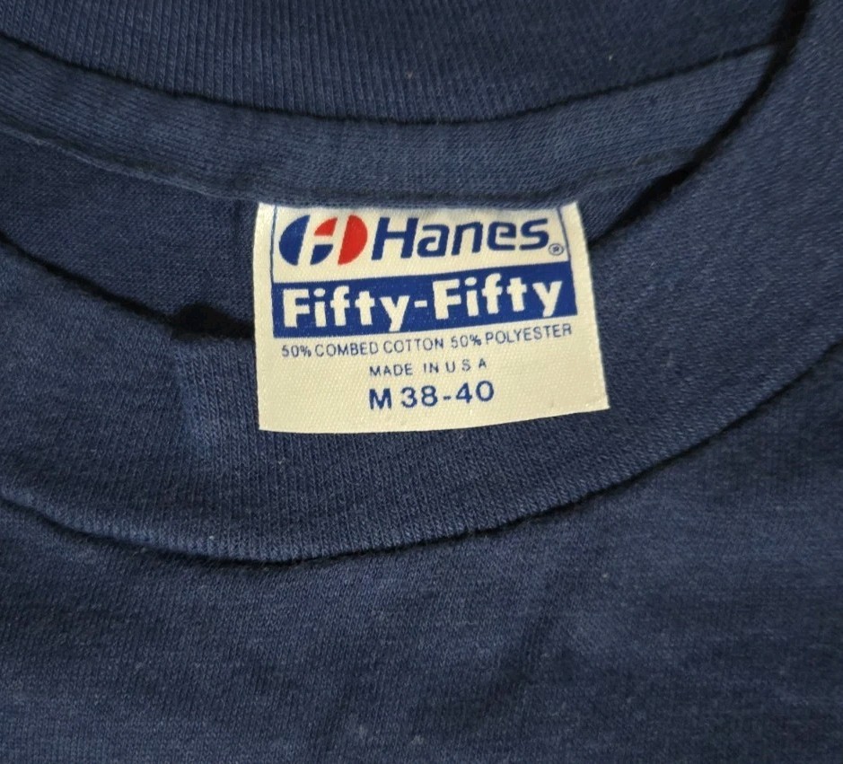 RARE UNIQUE Vintage 80's Single-Stitch Novelty Humor Tee Unisex M - I'm Eclectic gallery