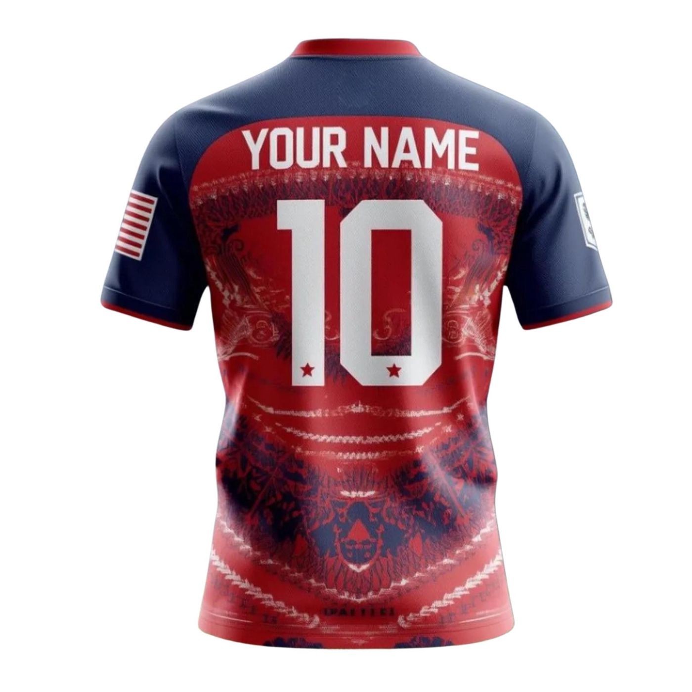 USA Soccer Jersey Shirt American Flag Patriotic Unisex Fan Tee gallery
