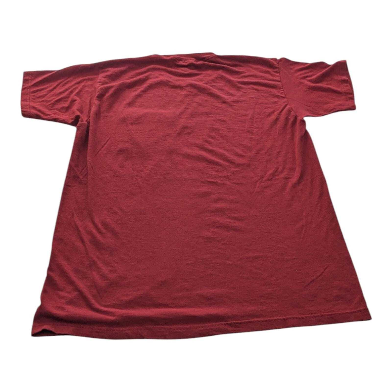 Fruit Of The Loom Golden Blend Vintage Blank Blue Pocket T Shirt Large 42-44 gallery