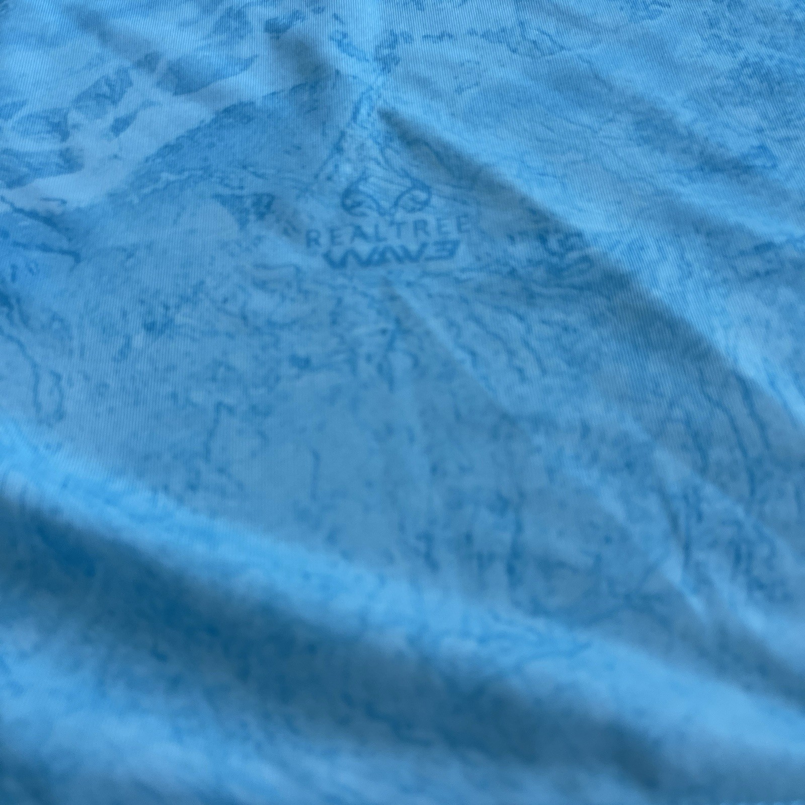 NWOT Realtree Fishing Performance Shirt Mens S Blue Camo Long Sleeve Stretch gallery