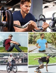 Men’s DryFit Workout Shirts 5Pack Active Athletic Tees for Gym & Running