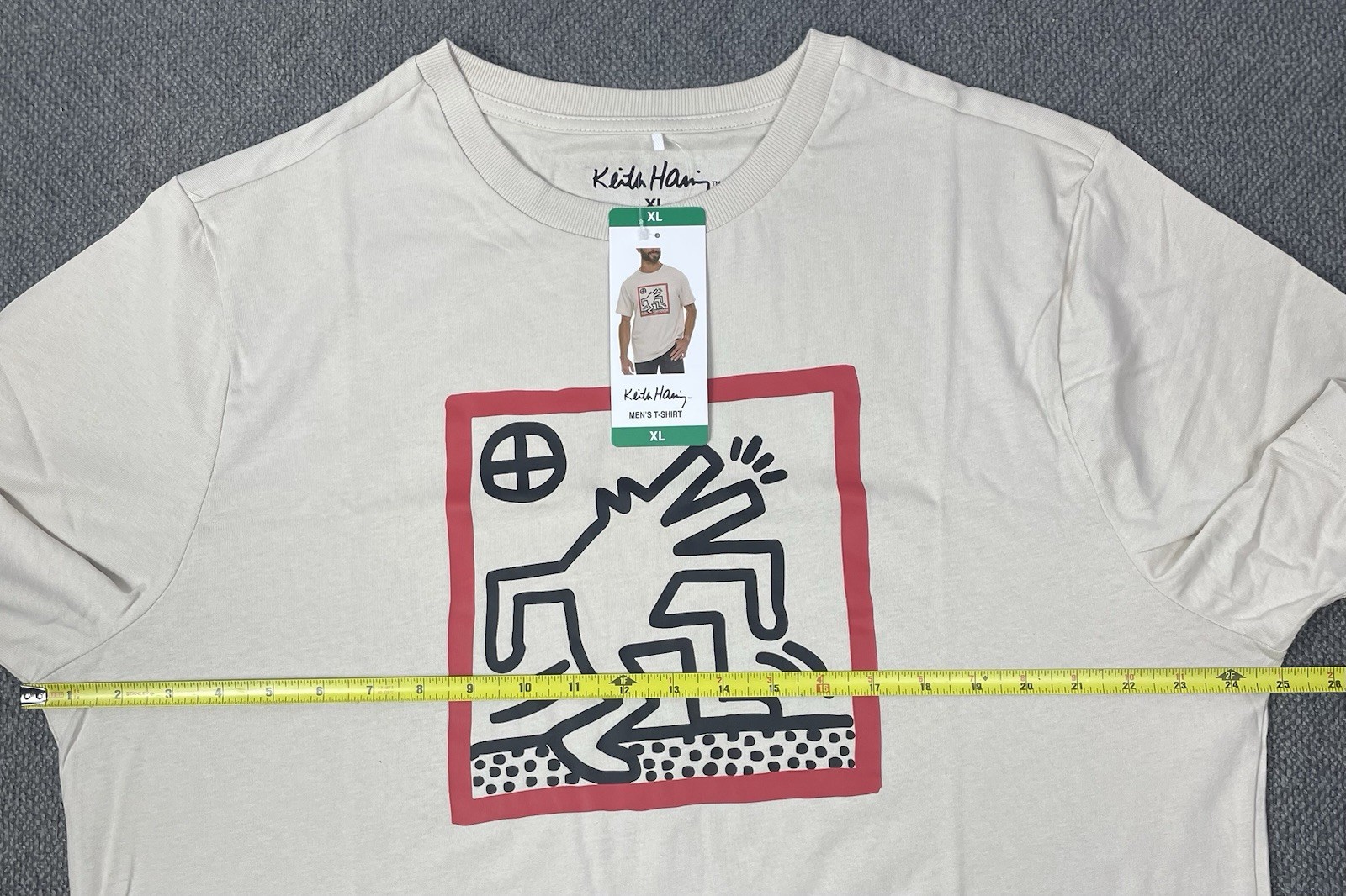 Keith Haring Men's Graphic Tee Blue/Beige/Black Pick Size S, M, L, XL, XXL NWT gallery