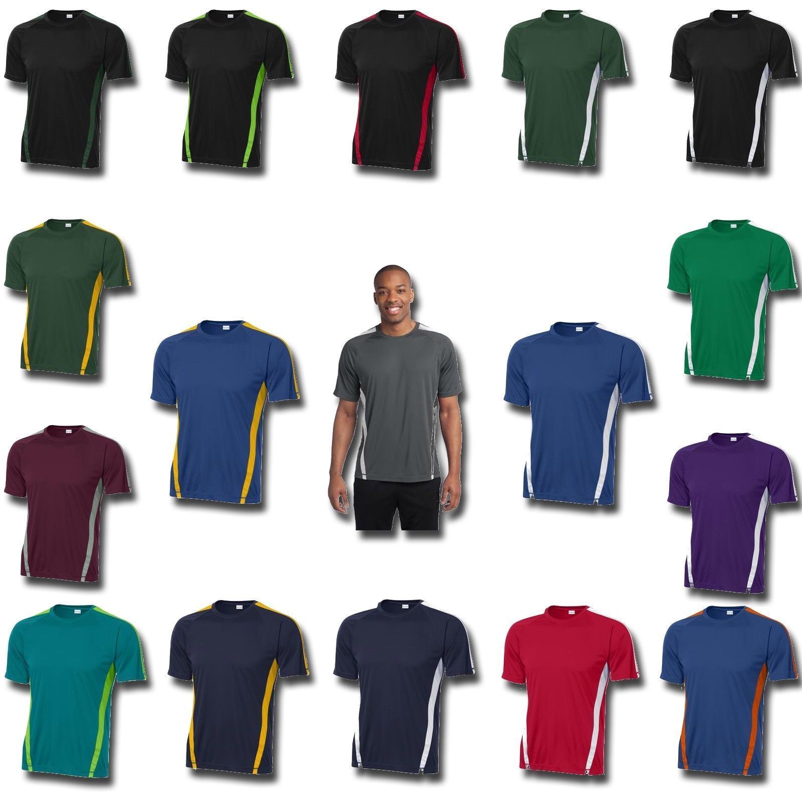 Sport Tek Mens Competitor Dri Fit Workout T shirts Sizes XS-4XL NEW ST351 gallery
