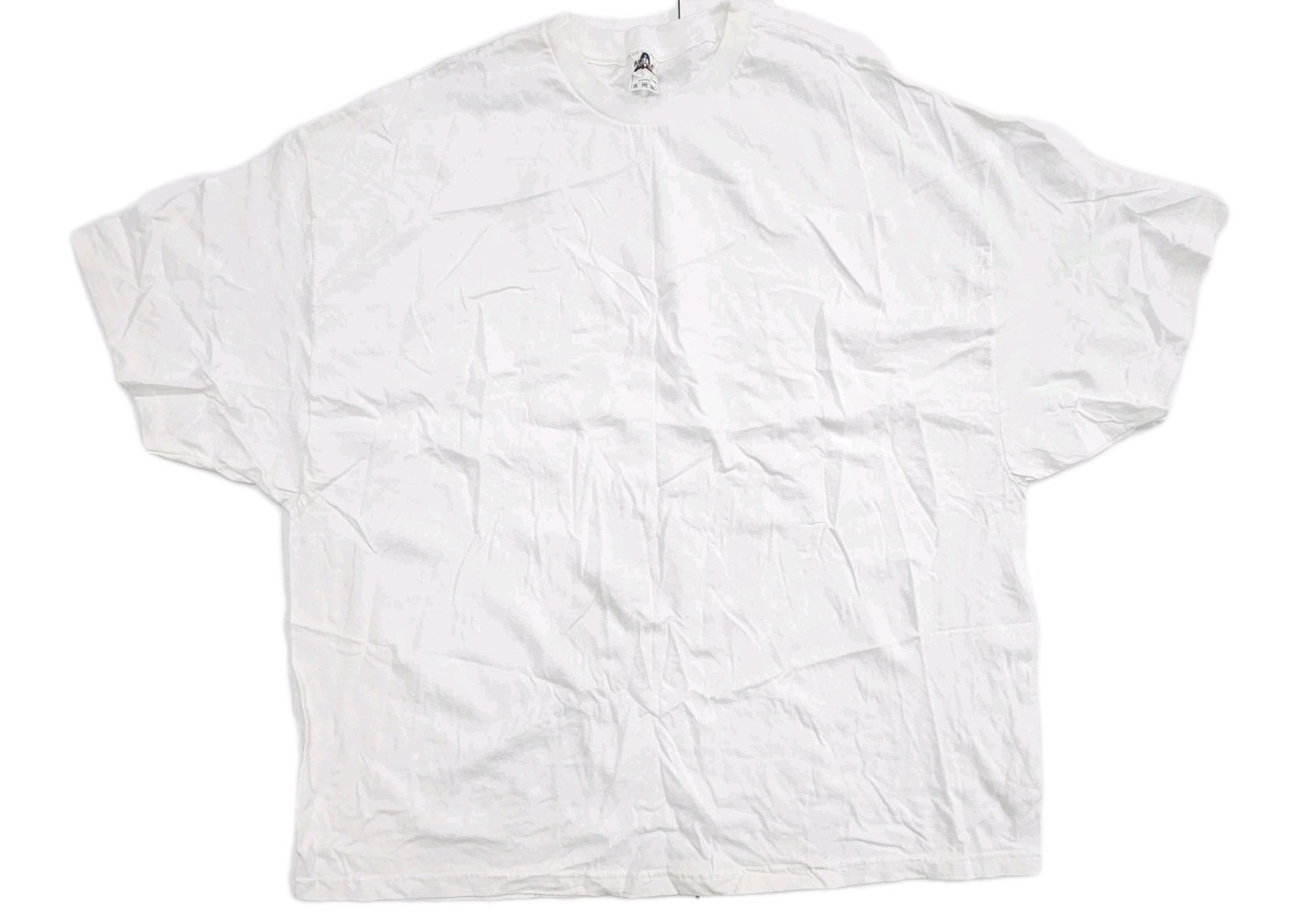 Vintage Alstyle 1301 Blank Tee White 5XL Y2K Deadstock New 2000s Heavy Cotton