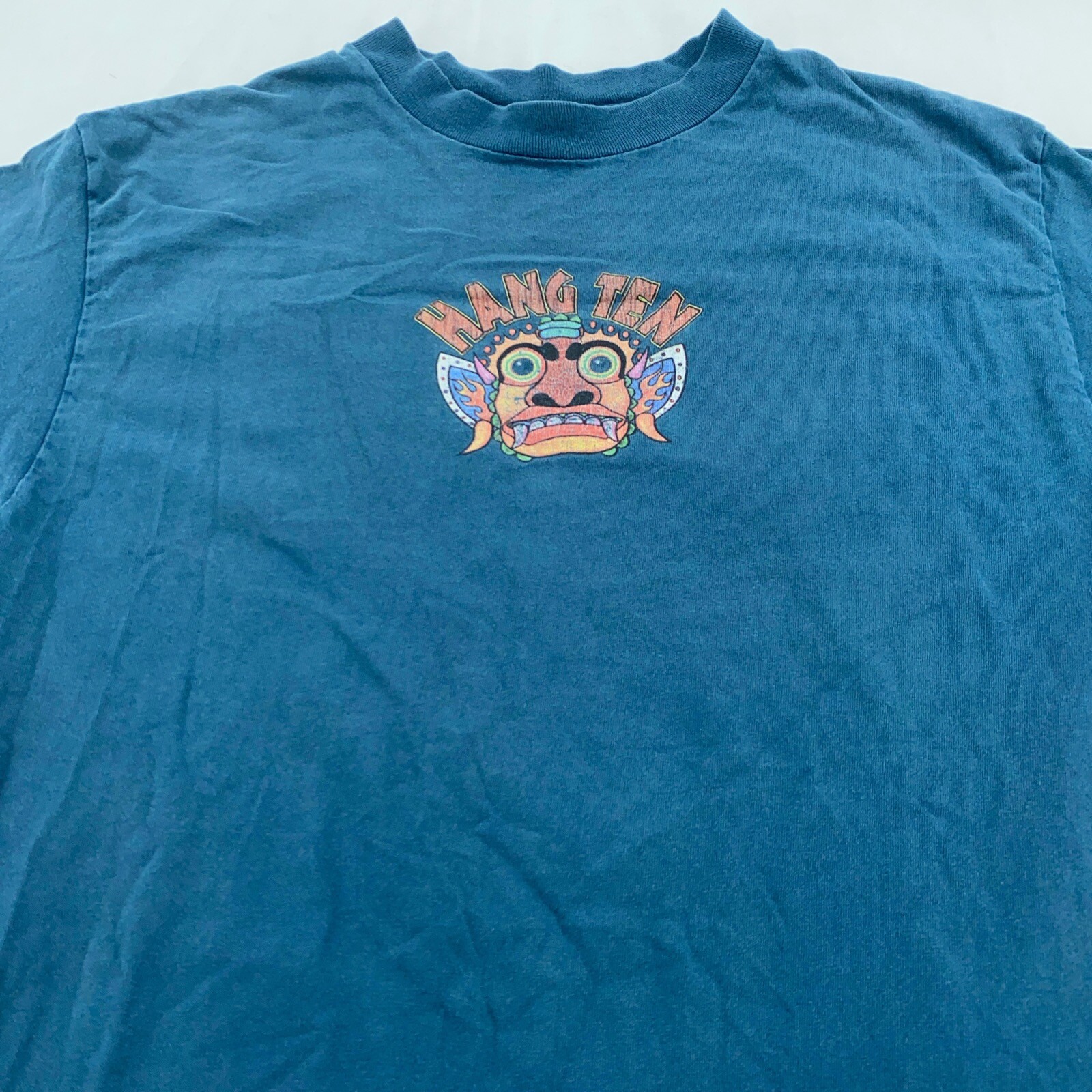vtg HANG TEN SURF T-Shirt MEDIUM skate hawaii beach boards gallery