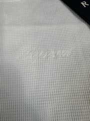 Represent Waffle T-Shirt Flat White Mens Size Small Oversized Boxy Fit NEW