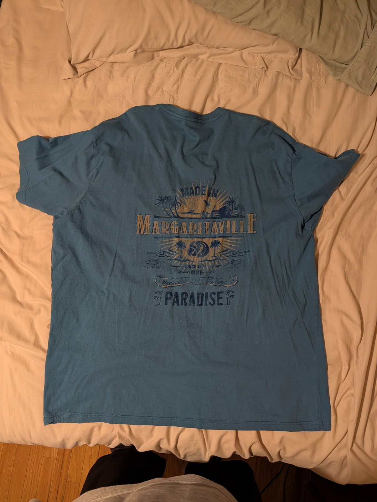 Margaritaville 3XL Teal Blue T-Shirt – Made in Paradise Graphic Tee gallery