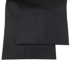 Burberry London Wool Suit Jacket & Pants Navy Blue Striped Long Set