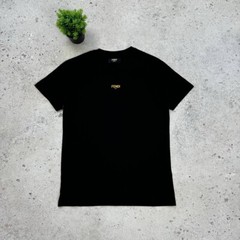 Fendi Logo Embroidered Crewneck Designer T-Shirt Size M