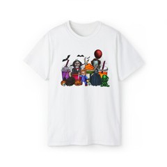 Halloween’s Favorite Characters & Coffee Unisex Ultra Cotton Tee