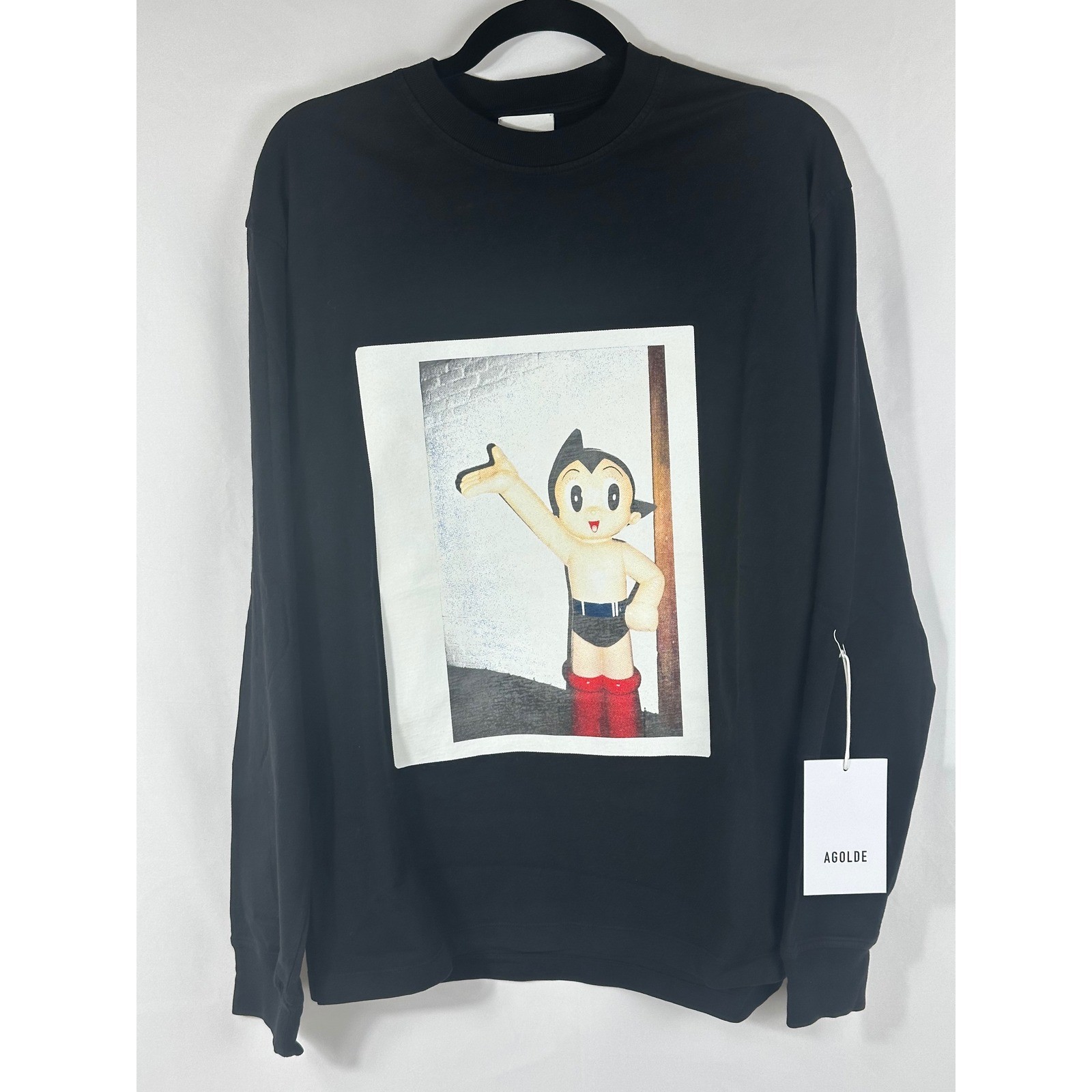 AGOLDE x RSVP Gallery Astro Boy Long Sleeve Oversized Black T Shirt Mens S - NWT gallery