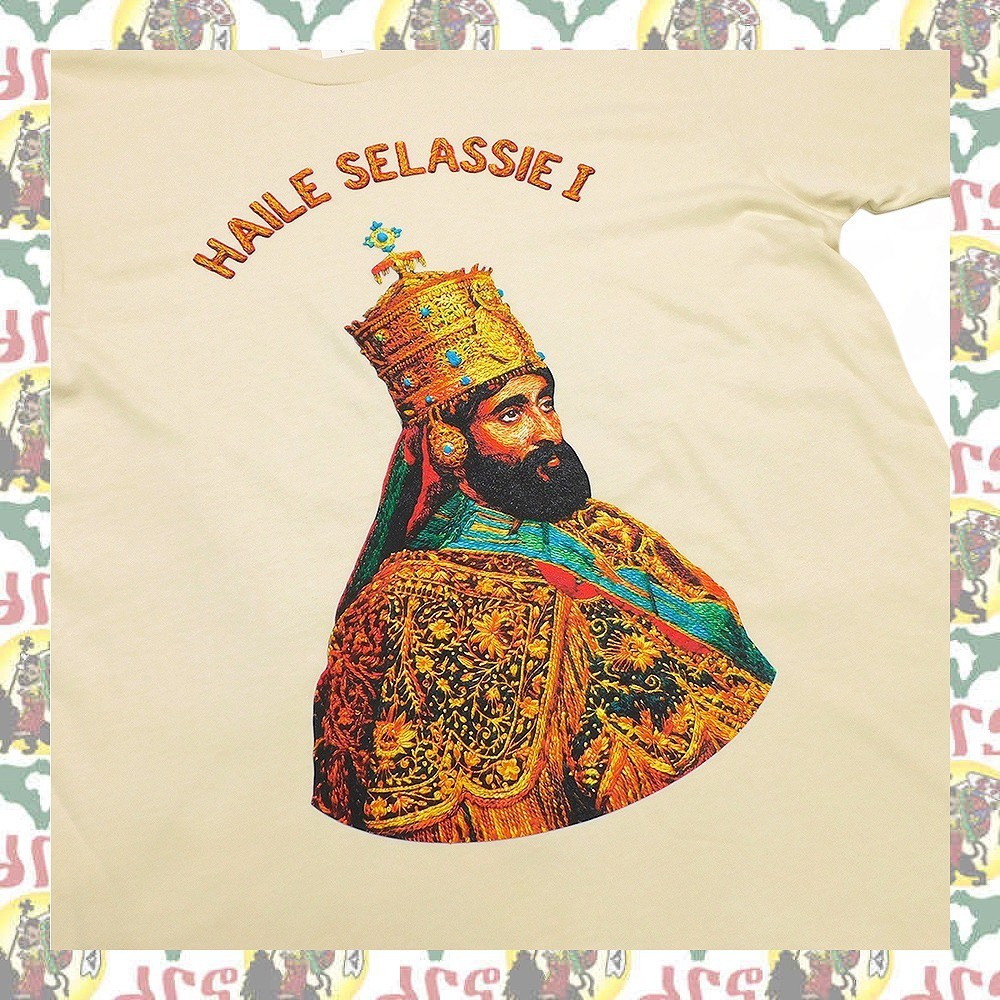 Haile Selassie I [drs] 5.6oz T-Shirts Roots Reggae Africa Ethiopia Jamaica gallery