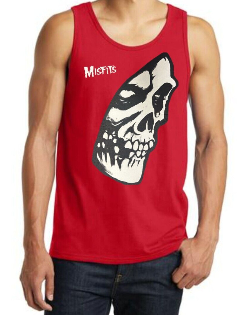 Misfits Side Rock Band Black Tank Top (Various Colors) gallery
