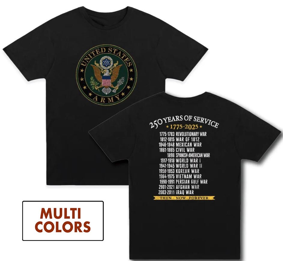 US Army 250th Anniversary World Tour T-Shirt gallery