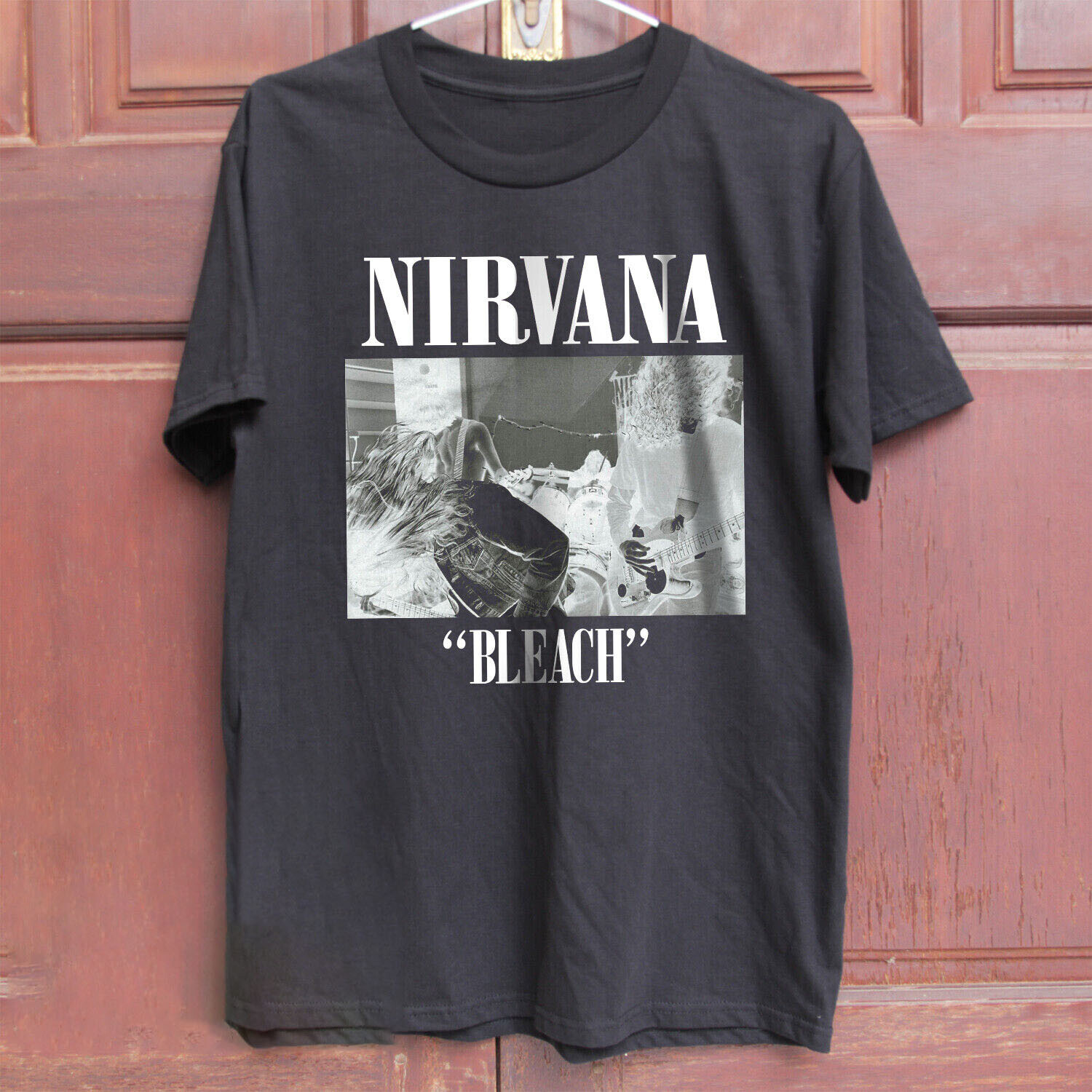 Nirvana Bleach Rock Band Unisex T-Shirt Size S-5XL For Fans gallery