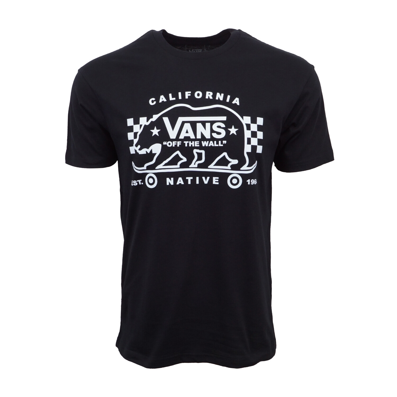 VANS MENS CALIFORNIA NATIVE OFF THE WALL T SHIRT NEW BLACK gallery