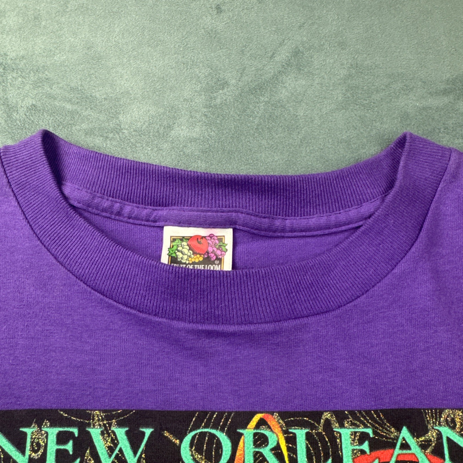 VTG 90s New Orleans Mardi Gras ‘99 Andrea Mistretta L T-Shirt Jester Graphic gallery