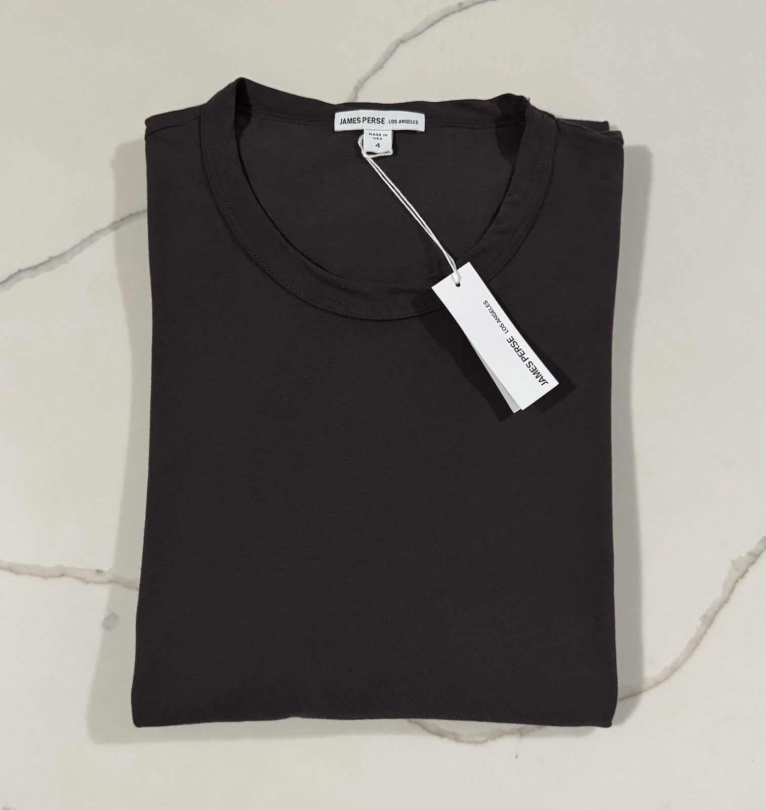JAMES PERSE Men's Republic Logo Crew Neck Tee Retail: $95 (NWT) gallery