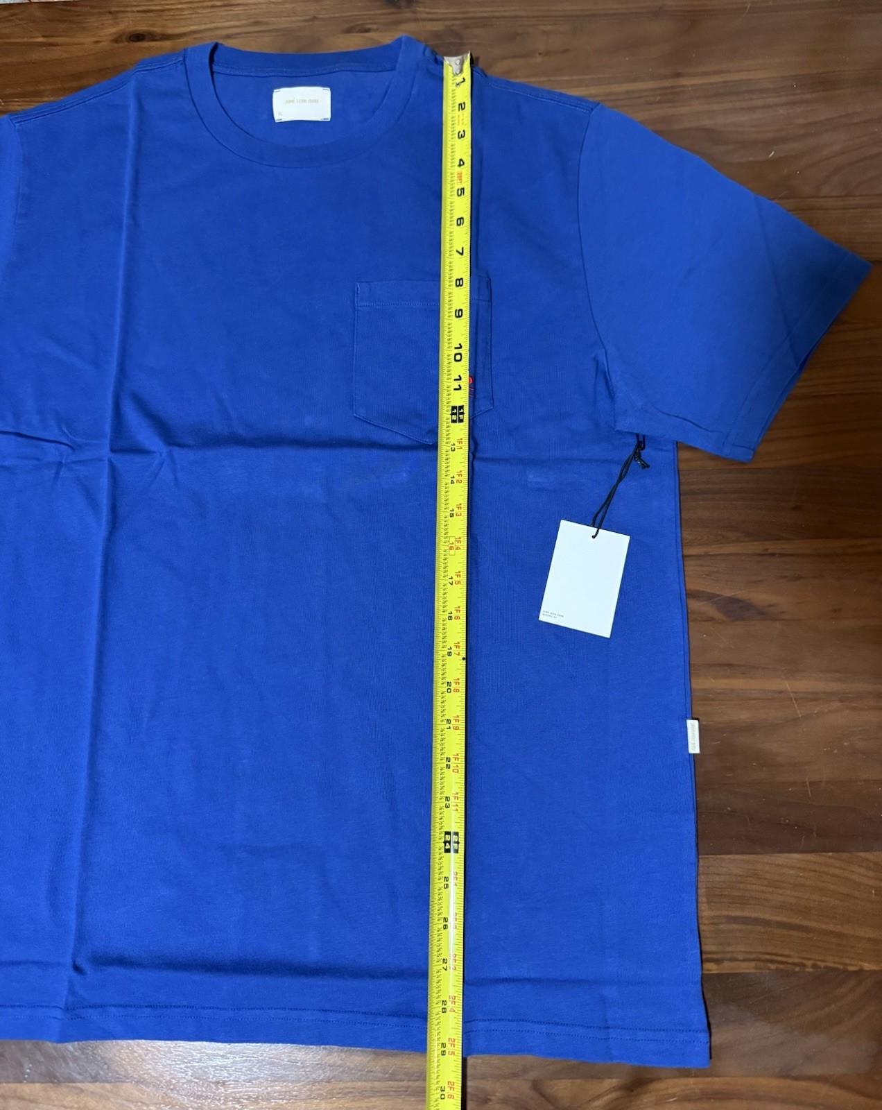 Aime Leon Dore ALD Monogram Pocket Tee Cotton T-Shirt Size XL “Blue Quartz” gallery
