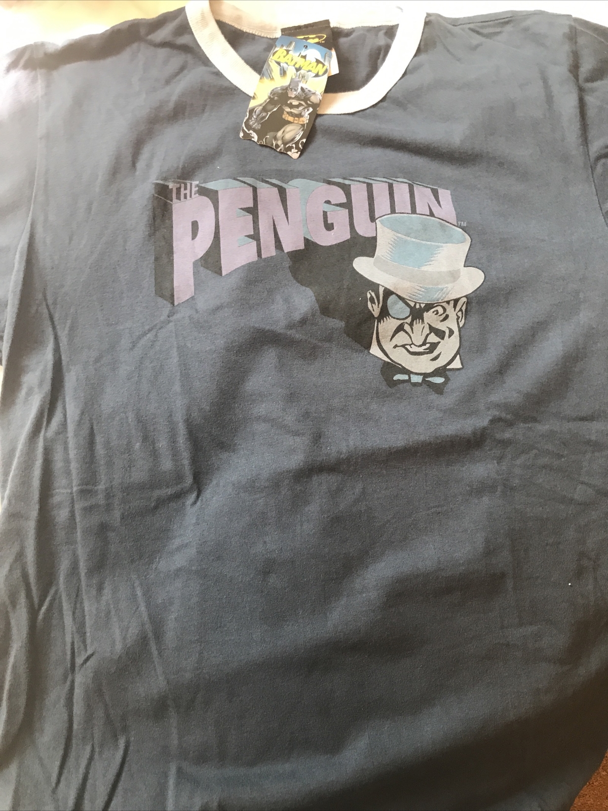 Batman Authentic Collectors Item Mens Penguin T-Shirt NWT gallery