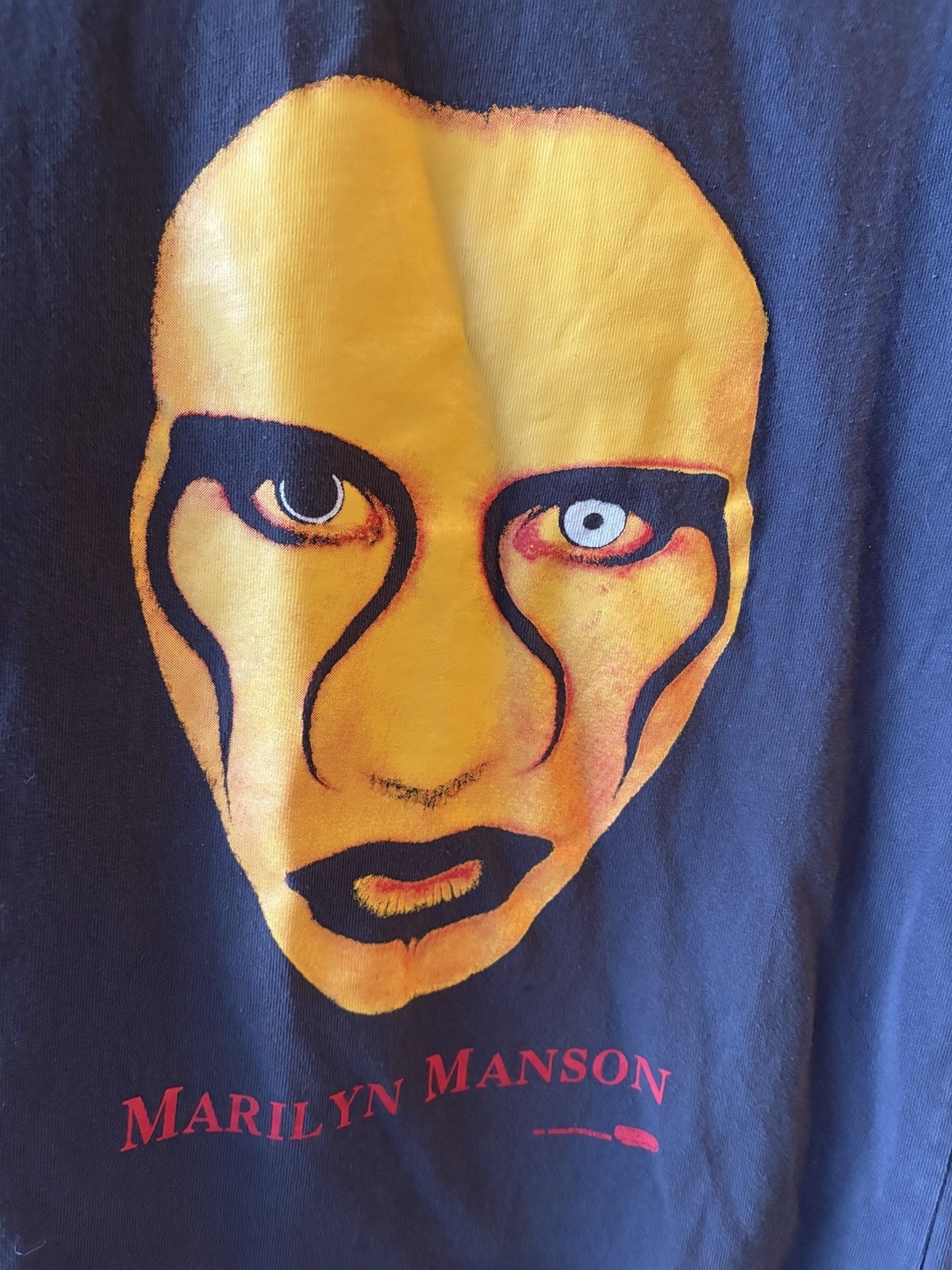 Y2K Marilyn Manson Sex Is Dead Bootleg T Shirt Men’s Medium Heavyweight Fade gallery