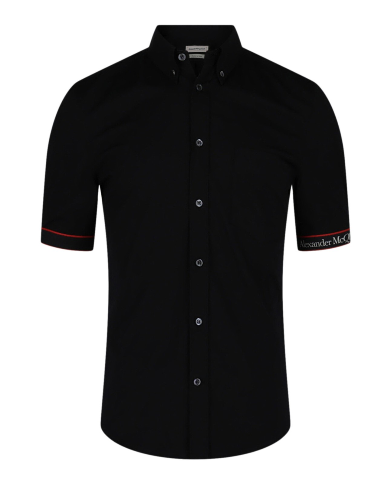 Alexander McQueen Mens Selvedge Tape Button-Up Shirt