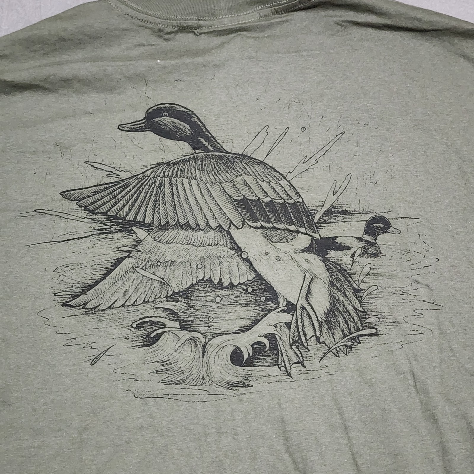 Filson X Ducks Unlimited New Green Ducks Ranger Graphic T Shirt Men's XL New gallery