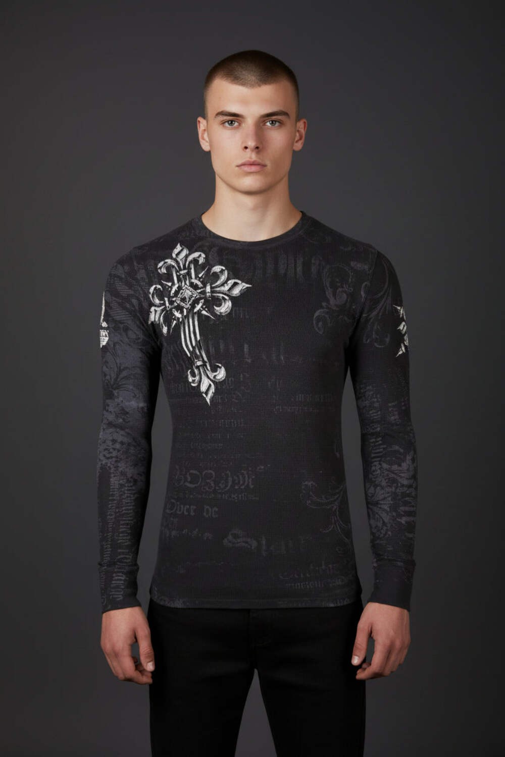 Archaic By Affliction Men's Thermal Shirt Hercules gallery