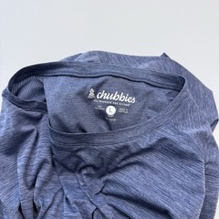 Chubbies Performance T Shirt Mens Size L Heathered Blue The Weekend Has Arrived