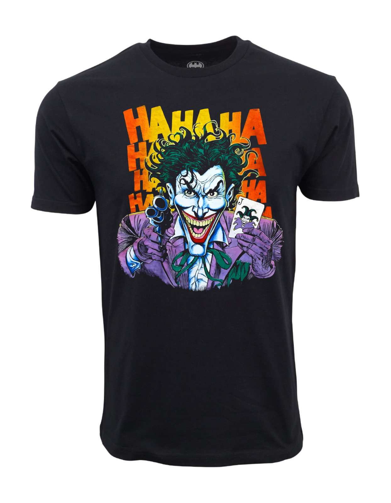 BATMAN THE JOKER HAHAHA GRAPHIC BLACK T SHIRT