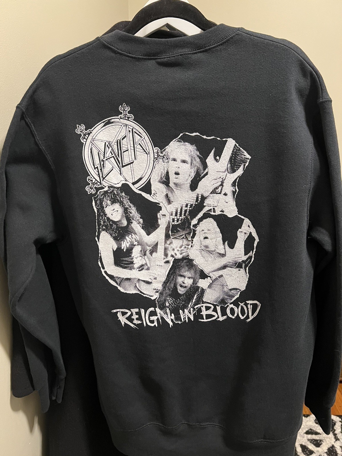 Vintage Slayer Sweatshirt size M gallery