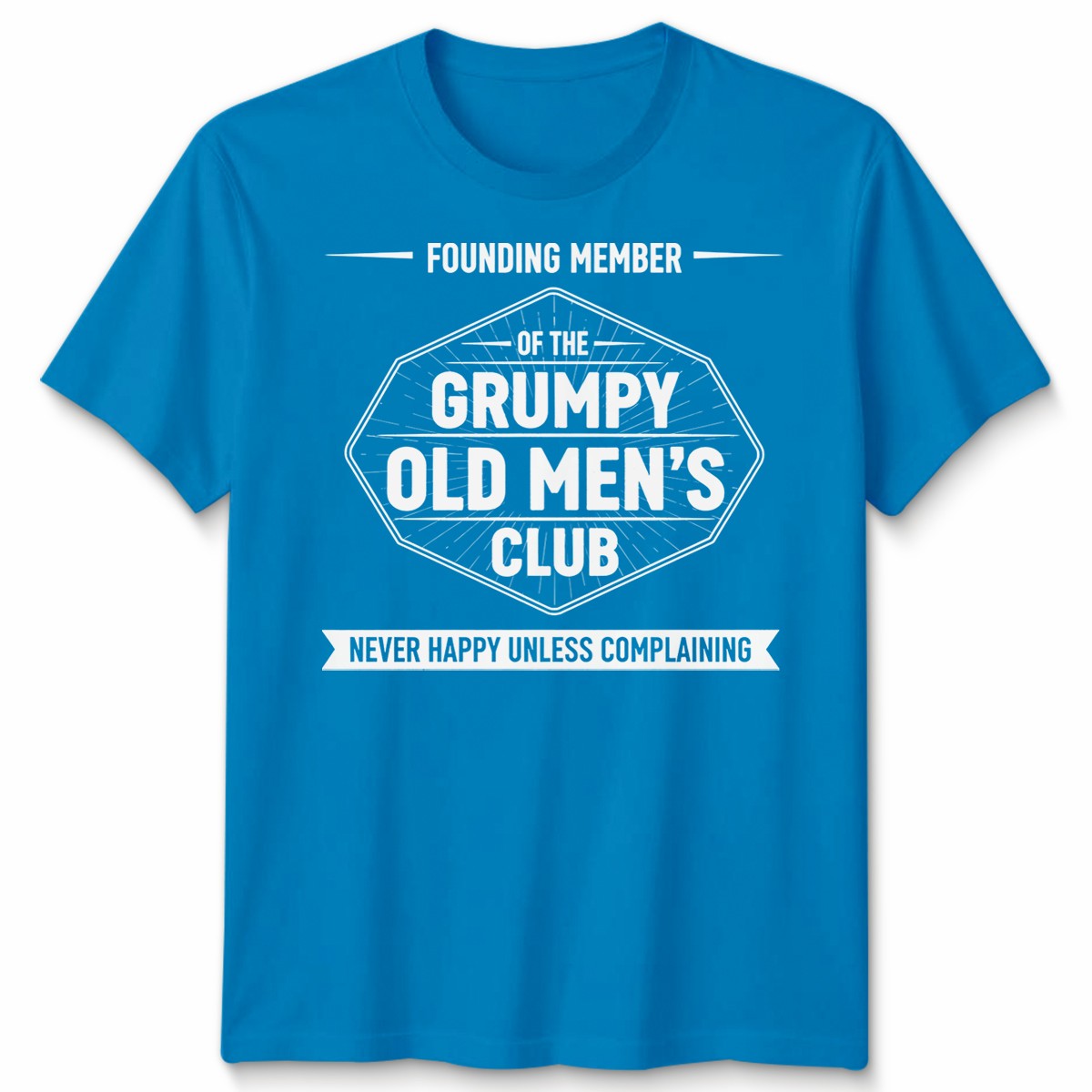 Grumpy Old Men’S Club Mens T Shirt Funny Dad Grandad Fathers Day Joke Gift Top