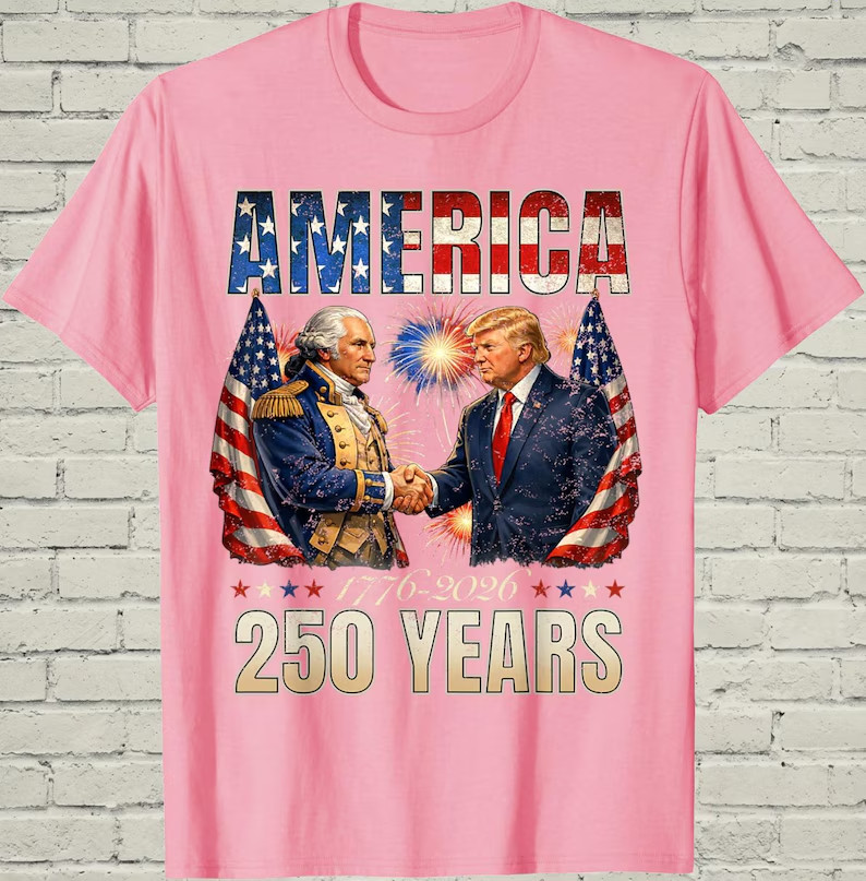 America 250th Anniversary Shirt, Trump Washington Patriotic Tee gallery