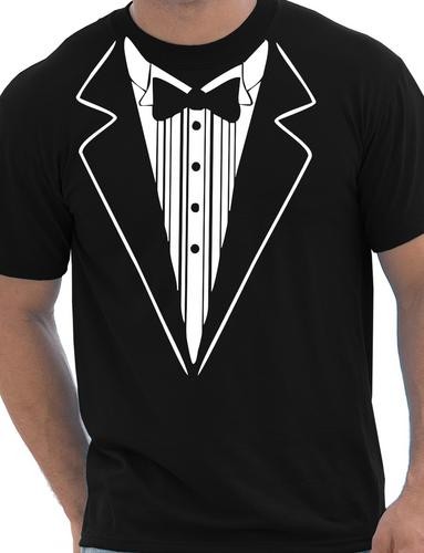 Tuxedo Fancy Dress Funny Mens T-Shirt Size S-5XL gallery