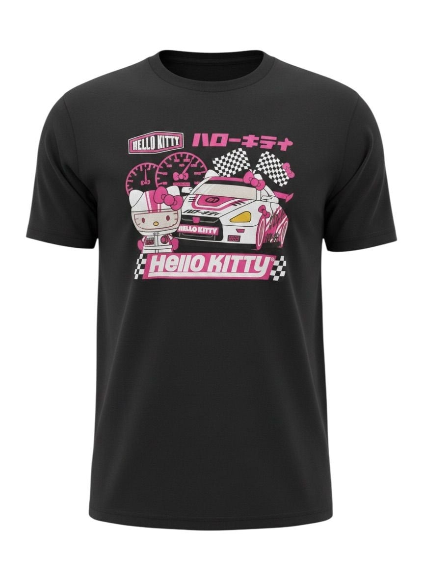 Hello Kitty Tokyo Speed Racing Graphic T-Shirt