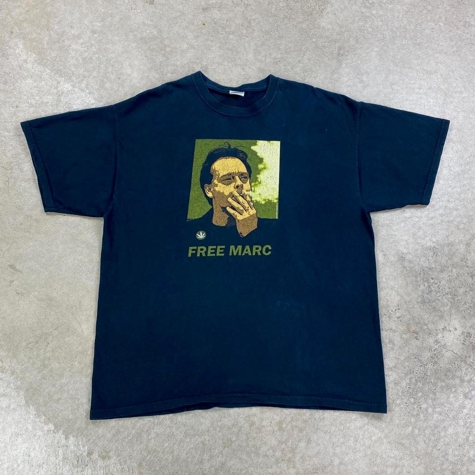 Free Marc Emery Shirt Size XL Black Cannabis Rights Activist Politician