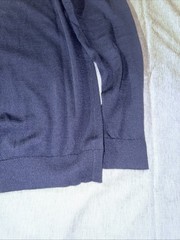 Extra Fine Merino Wool Polo In Navy Medium -Brand Tailored Athlete