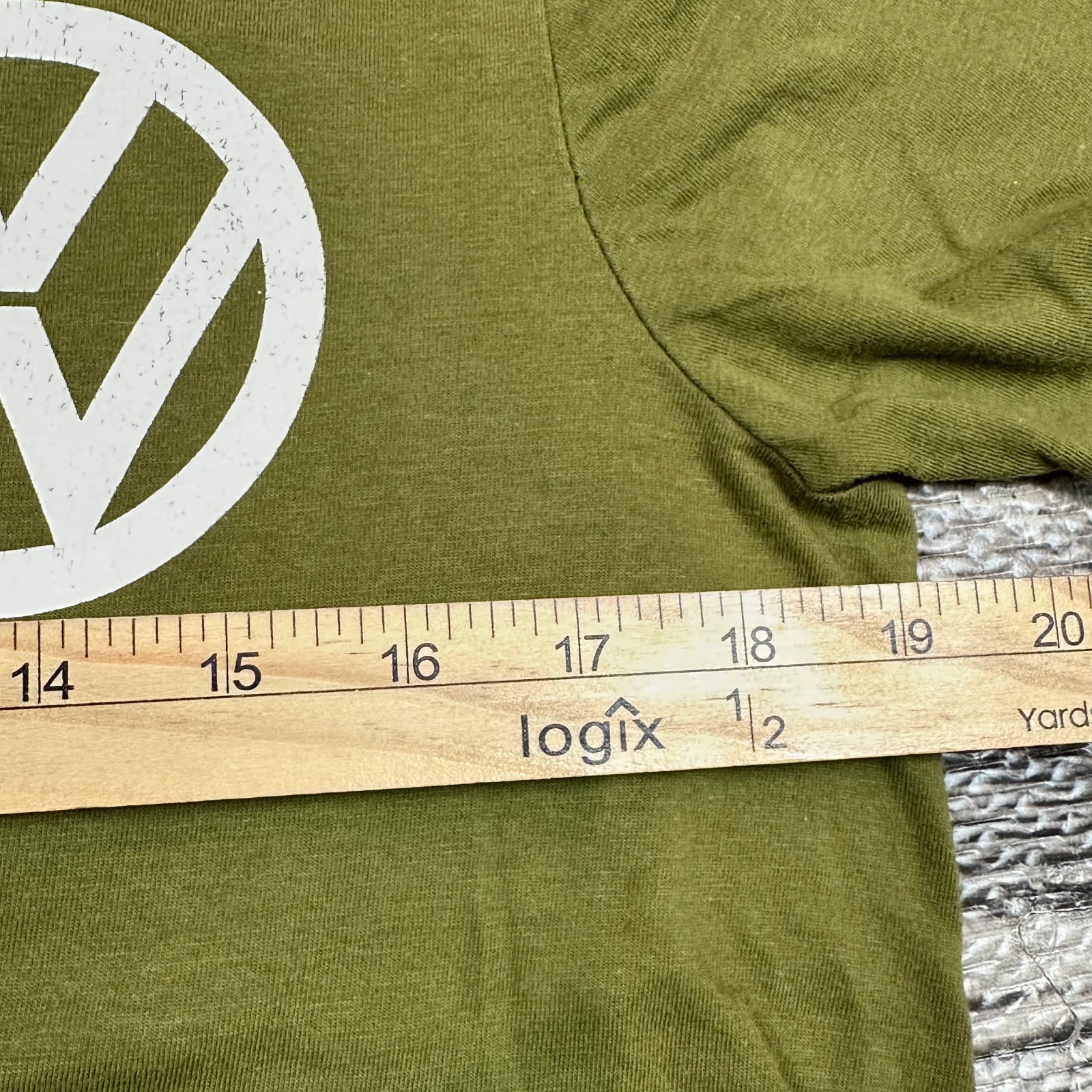 Volkswagen Short Sleeve 1960 T1 Samba T-Shirt - Olive Green - Adult MED Tee NEW gallery