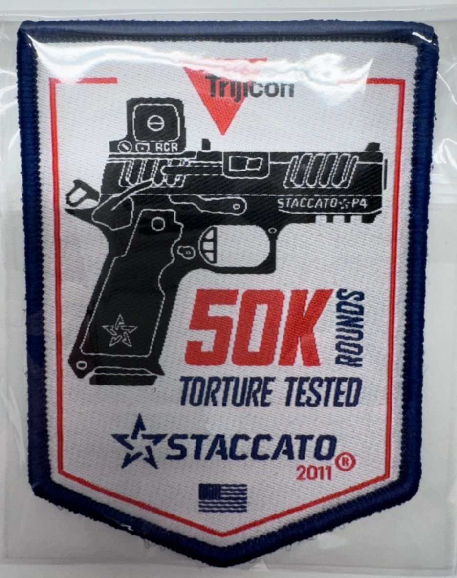 Shot Show 2026 Staccato 50K Rounds Morale Tactical Patch