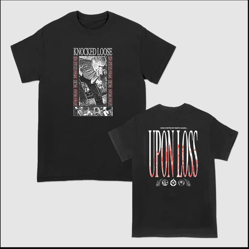 KNOCKED LOOSE band Upon Loss Black Adult T-Shirt Full Size MK629 gallery