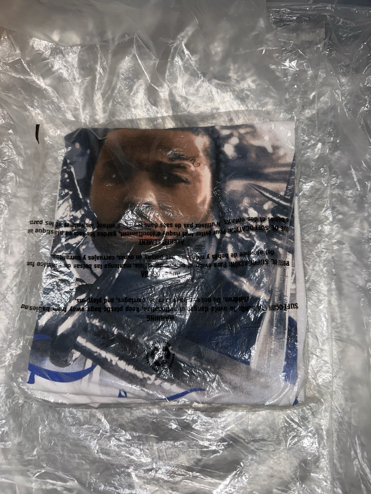 Pop Smoke Vlone Stop The Violence Tee Large gallery