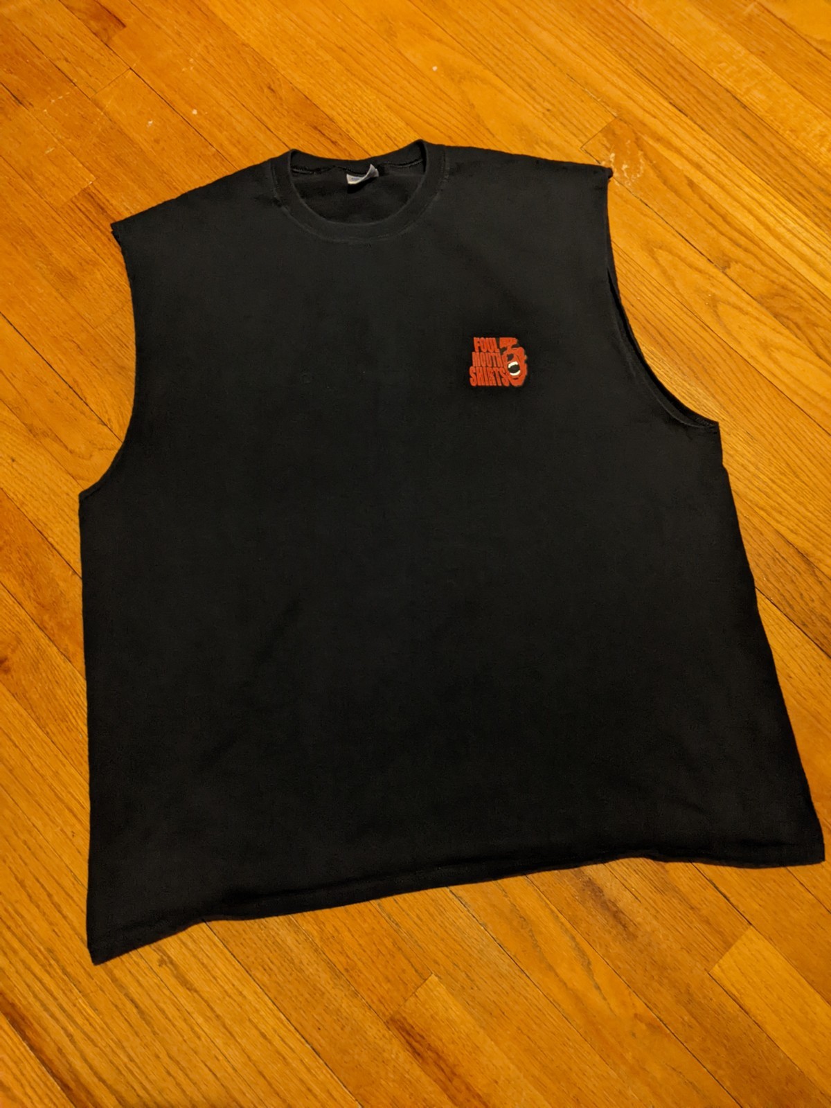 Vintage 90s Gildan Men's My Other Ride Has Tits Tank Top XXL gallery