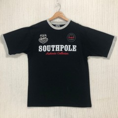 Southpole Authentic Collection Black Ringer Graphic Tee Shirt Mens Large L