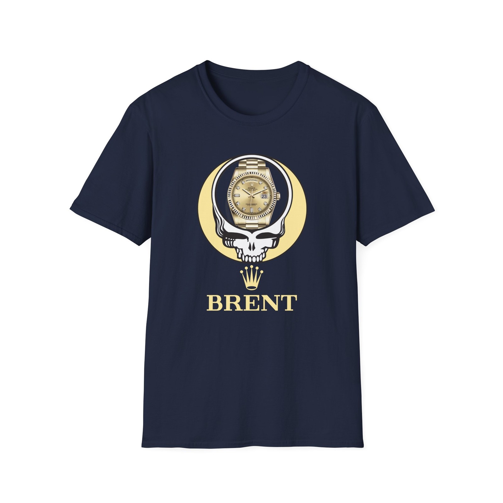 Grateful Dead Brent Mydland’s Watch Last Show Steal Your Face Lot Style T-Shirt
