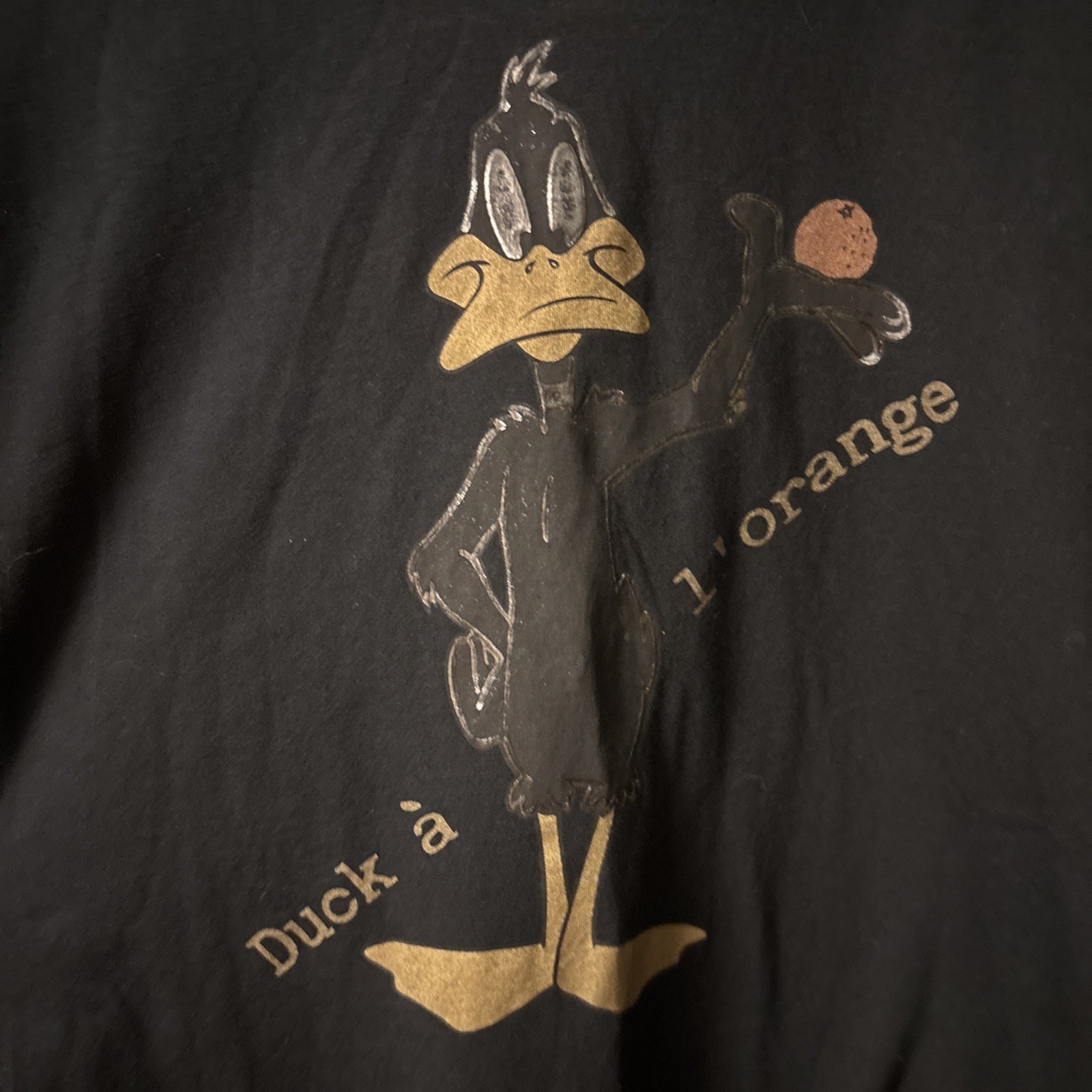 Vintage iceberg Long Sleeve Daffy Duck Shirt XXXL gallery