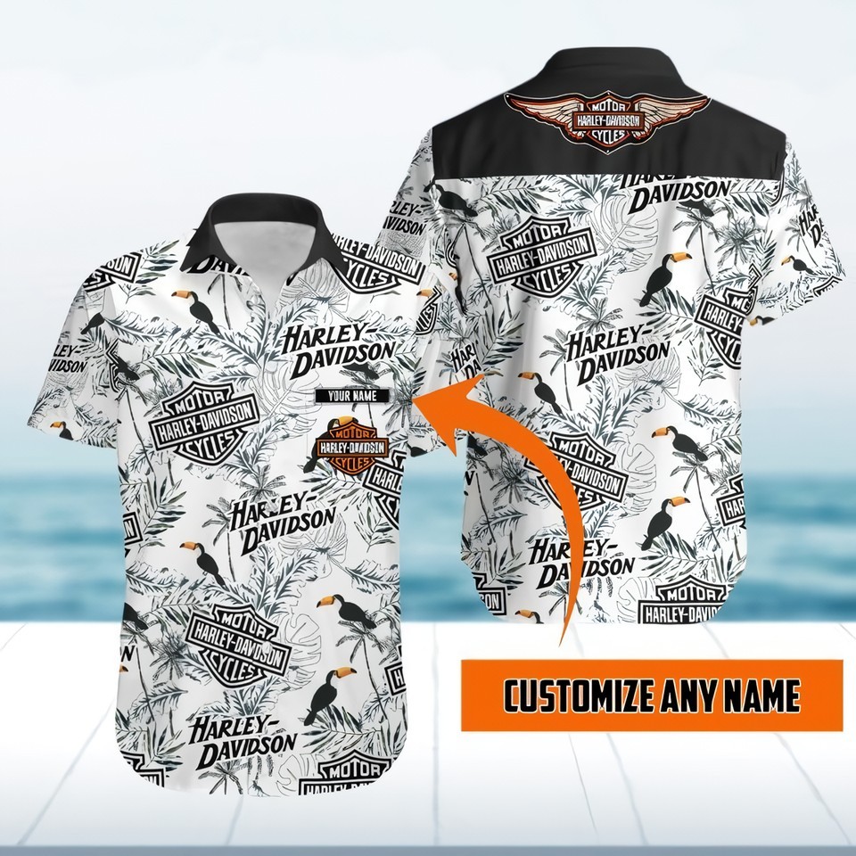 Personalized Harley Motor Racing Davidsonn Casual Button Down Shirt Unisex Adult gallery