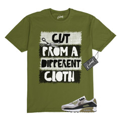 Air Max 90 Light Bone Neutral Olive College Grey Stone T Shirt to Match CUT